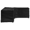 Housse de salon de jardin en forme de L 18 œillets 285x220x80cm 