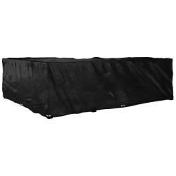 Housse de salon de jardin en forme de L 18 œillets 285x220x80cm 