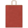 Sacs en papier 250 pcs avec poignées rouge 32x12x42 cm 