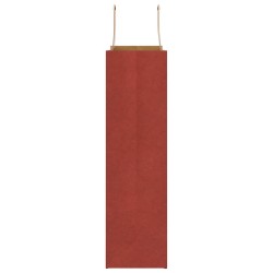 Sacs en papier 250 pcs avec poignées rouge 32x12x42 cm 