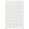 Support de parapluie blanc 28x12x41 cm en acier 