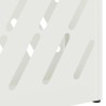 Support de parapluie blanc 28x12x41 cm en acier 