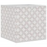 Boîtes de rangement pliables 10 pcs crème tissu intissé 