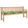 Coussin Pallet Pour Banc Tropical Jungle 200 x 40 x 8 cm Tissu Oxford 