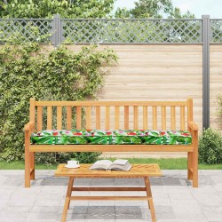 Coussin Pallet Pour Banc Tropical Jungle 200 x 40 x 8 cm Tissu Oxford 