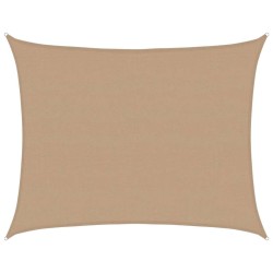Voile d'ombrage 160 g/m² Taupe 6x7 m PEHD 