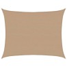 Voile d'ombrage 160 g/m² Taupe 6x7 m PEHD 