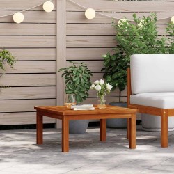 Table de salon de jardin 63x63x30 cm Bois solide d'acacia 