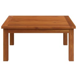 Table de salon de jardin 63x63x30 cm Bois solide d'acacia 