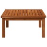 Table de salon de jardin 63x63x30 cm Bois solide d'acacia 