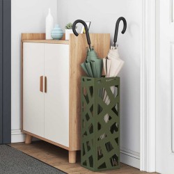 Porte-parapluie Vert olive Métal Standard 