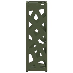 Porte-parapluie Vert olive Métal Standard 