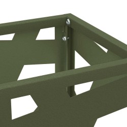Porte-parapluie Vert olive Métal Standard 