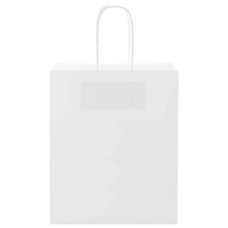 Sacs en papier 250 pcs avec poignées marron 18x8x22 cm 