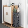 Porte-parapluie Anthracite Métal Moyen Durable Porte-parapluies 