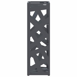Porte-parapluie Anthracite Métal Moyen Durable Porte-parapluies 