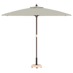 Base de parasol à roulettes pour poteaux de 37/42/52/58mm en béton jaune. 