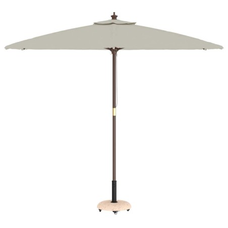 Base de parasol à roulettes pour poteaux de 37/42/52/58mm en béton jaune. 
