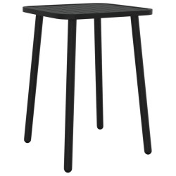 Table de jardin anthracite 50x50x71 cm acier 