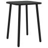 Table de jardin anthracite 50x50x71 cm acier 