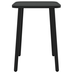 Table de jardin anthracite 50x50x71 cm acier 