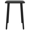 Table de jardin anthracite 50x50x71 cm acier 