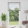 Store de Fenêtre avec des rideaux Autre Argenté 80 x 130 cm Aluminium 