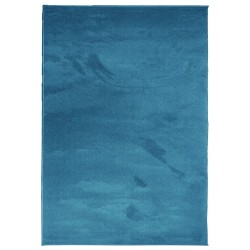 Tapis OVIEDO à poils courts turquoise 140x200 cm 