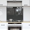 Plan de travail de cuisine Gris foncé 70x60x0,6 cm en verre trempé 