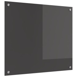 Plan de travail de cuisine Gris foncé 70x60x0,6 cm en verre trempé 