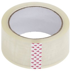 Ruban d'emballage 72 pcs transparent 48 mm x 66 m 