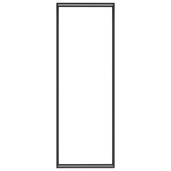 Portant de bois de chauffage Noir mat 110x28x312 cm Acier 