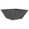 Jardinière en plastique 5 pcs Anthracite 35 x 35 x 15 cm Acier 