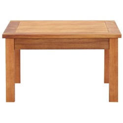 Table basse de jardin 60x60x36 cm Bois solide d'acacia 