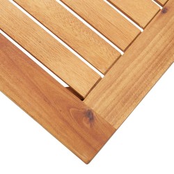 Table basse de jardin 60x60x36 cm Bois solide d'acacia 