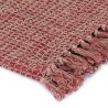 Couverture en coton 160 x 210 cm Bordeaux 