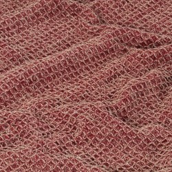Couverture en coton 160 x 210 cm Bordeaux 