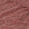 Couverture en coton 160 x 210 cm Bordeaux 