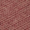 Couverture en coton 160 x 210 cm Bordeaux 