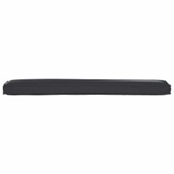 Coussins de Pallet pour banc, 2 pièces Noir, 200x40x8 cm, en tissu Oxford. 