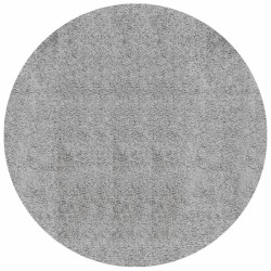 Tapis shaggy PAMPLONA poils longs moderne gris Ø 200 cm 