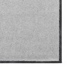Tapis de porte rectangulaire gris 120x180 cm 