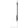 Barrière de sécurité de lit d'enfant Gris foncé 100x25 cm Tissu 