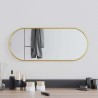 Miroir mural Doré 60x25 cm Ovale 
