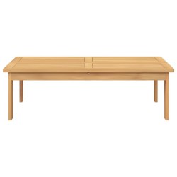 Table de jardin 100x60x30 cm bois d'acacia solide 