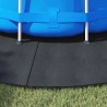 Tapis de piscine noir Ø 458 cm, en tissu non tissé, rond 