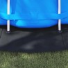 Tapis de sol de piscine noir Ø 550 cm en tissu non tissé rond. 