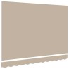 Tissu de remplacement d'auvent pour cadre de 3x2,5 m beige 
