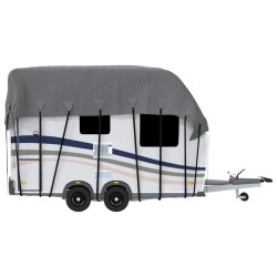Housse de toit de caravane gris tissu non tissé 