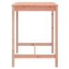 Table de jardin 82,5x82,5x110 cm bois massif de douglas 